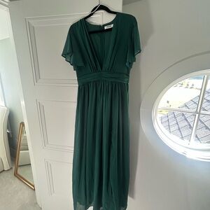 Showpo Teal Maxi Dress